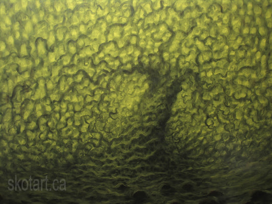 Apple tree, fruit orchard  artwork painting by skotart.ca