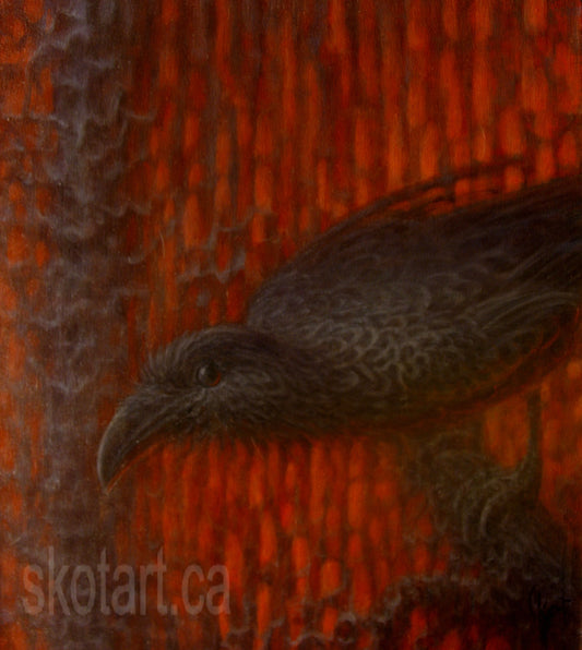 Raven skotart painting artwork by skotart.ca,Skot MacDougall,skot.ca