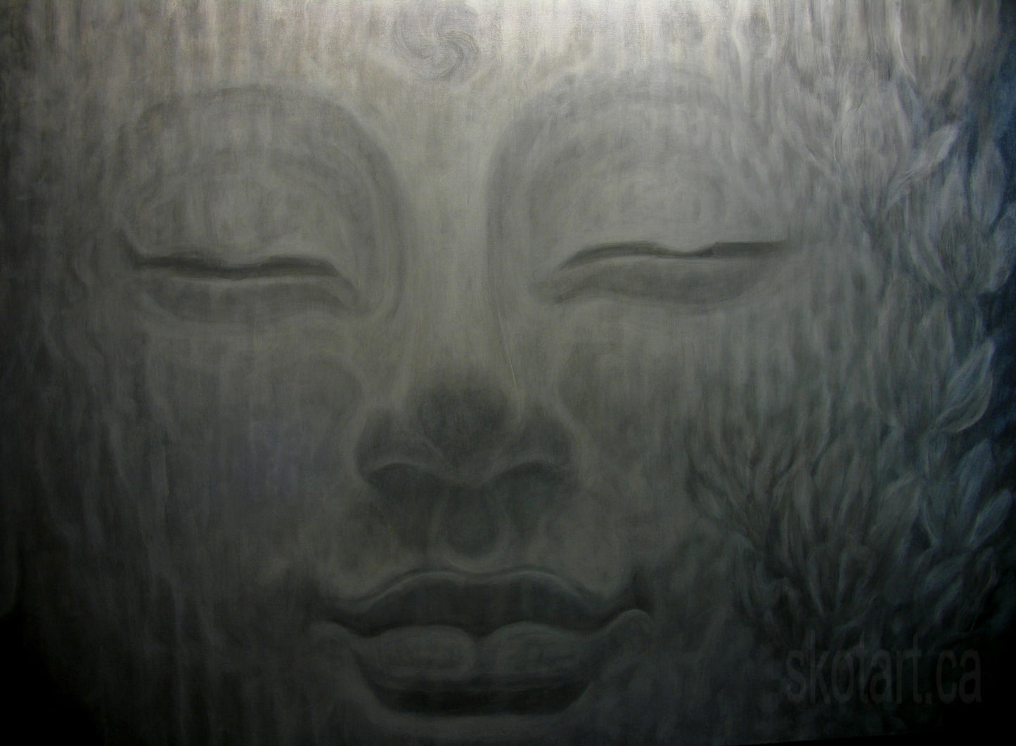 Stine Buddha IV Buddha Painting artwork by skotart.ca