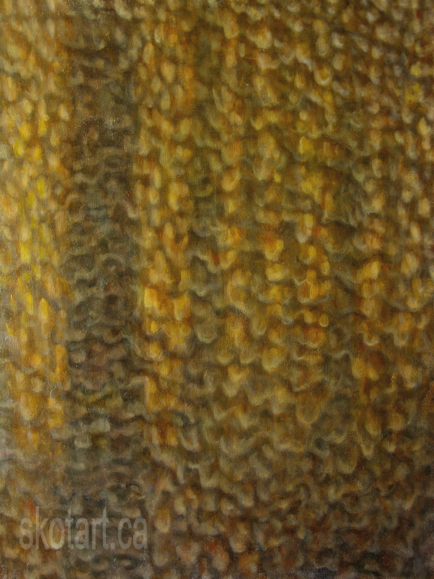 Landscape tangled forest painting, art skotart.ca,skot.ca